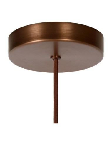 Suspension Diam. 20 cm 1xE27 40 W Dimmable  Ambre - Lucide - TOLEDO