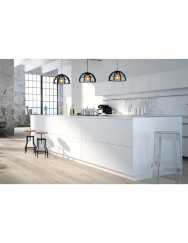 Suspension Diam. 40 cm 1xE27 Dimmable Métal Noir - Lucide - DIKRA