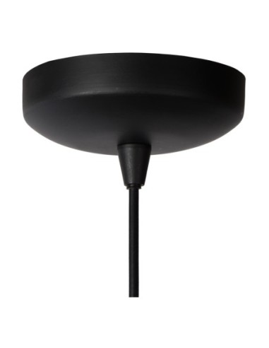 Suspension Diam. 40 cm 1xE27 Dimmable Métal Noir - Lucide - DIKRA