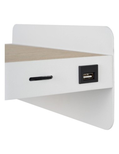 Lampe de chevet / Applique mural LED 1x6W 3000K 350 LM Blanc - Lucide - ATKIN