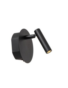 Applique murale Led rotative rechargeable noire - Lucide -  Jolijn