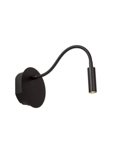 Applique murale Led magnétique rechargeable noire - Lucide -  Jolijn