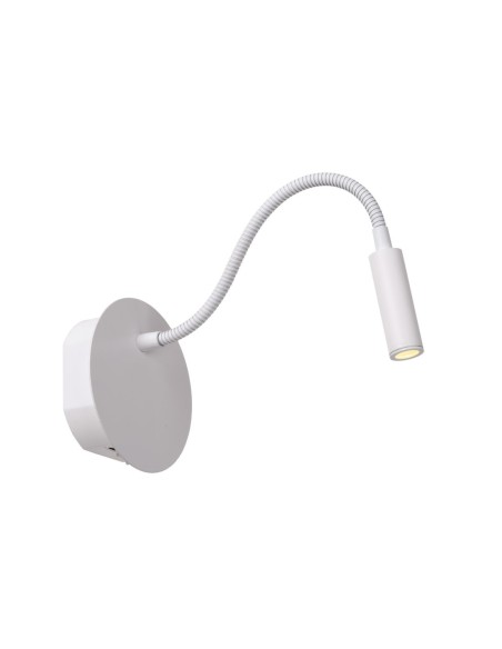 Applique murale Led magnétique rechargeable blanche - Lucide -  Jolijn