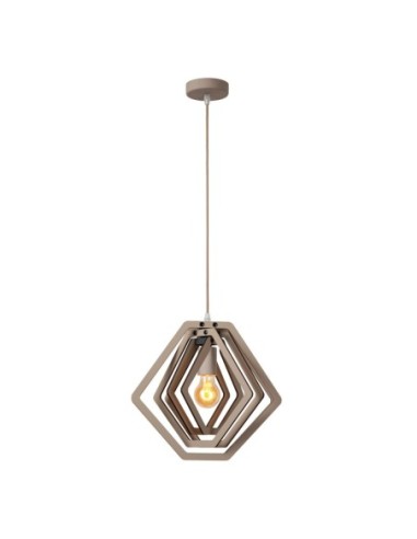 Suspension Chambre d'enfant 1xE27 taupe - Lucide -  Mauro