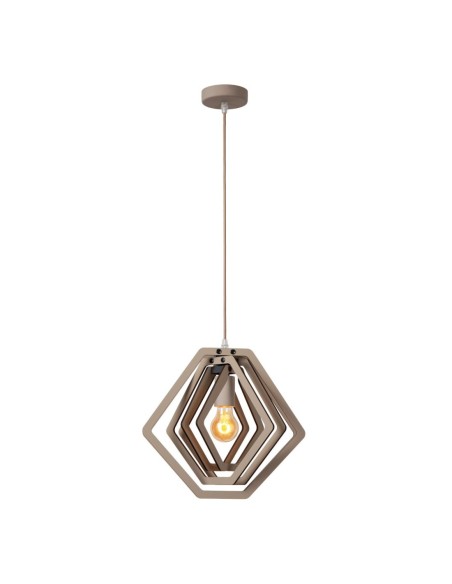 Suspension Chambre d'enfant 1xE27 taupe - Lucide -  Mauro