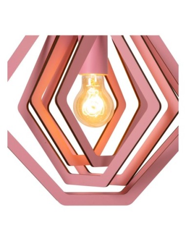 Lucide -  Mauro - Suspension Chambre d'enfant 1xE27 Rose