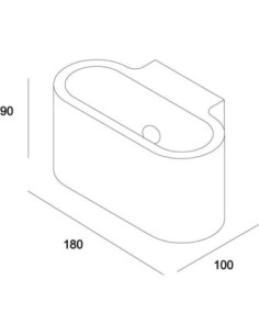 Applique intérieure Led béton Atria - Deko Light Leluminaireled.com 2