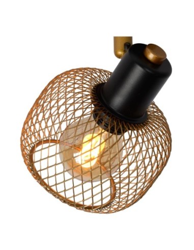 Lucide - Maren - Spot plafond  E14 Or Mat / noir