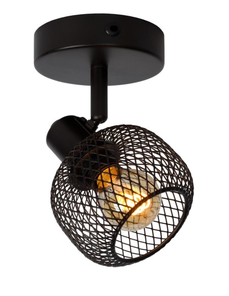 Spot plafond  E14 noir Mat - Lucide - Maren