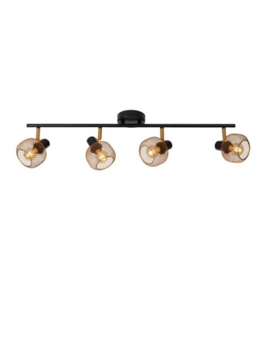 Plafonnier Led  25 W 4xE14 Or Mat / Laiton - MAREN - Lucide