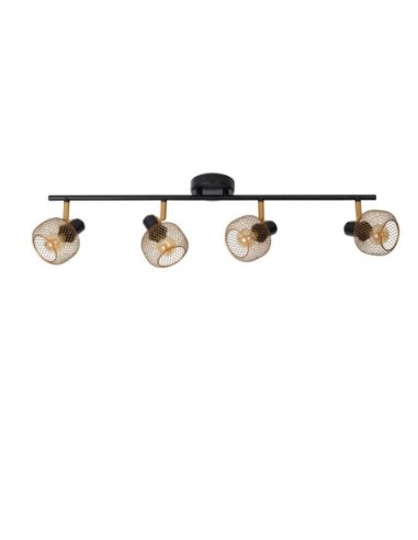 Plafonnier Led  25 W 4xE14 Or Mat / Laiton - MAREN - Lucide