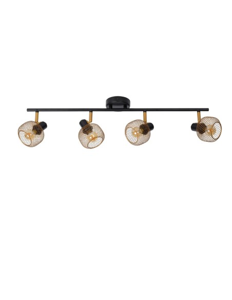 Plafonnier Led  25 W 4xE14 Or Mat / Laiton - MAREN - Lucide
