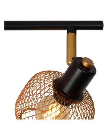 Plafonnier Led  25 W 4xE14 Or Mat / Laiton - MAREN - Lucide