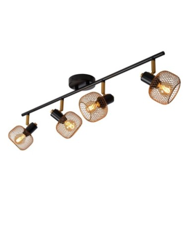 Plafonnier Led  25 W 4xE14 Or Mat / Laiton - MAREN - Lucide
