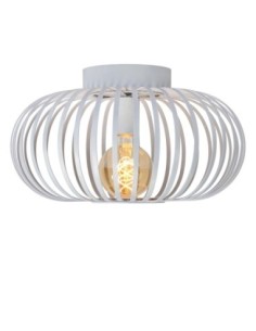 Plafonnier Diam. 39,5 cm 1xE27 blanc - Lucide -  Manuela