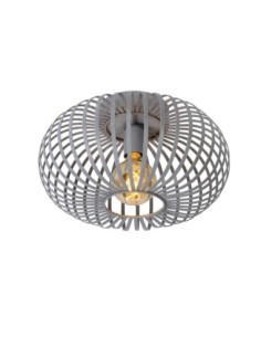 Plafonnier Diam. 39,5 cm 1xE27 Gris - Lucide -  Manuela