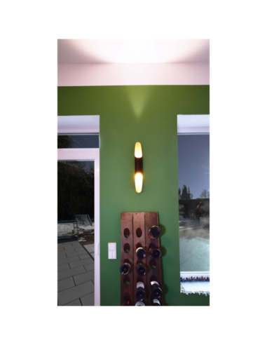 Applique intérieure Led  Apodis 800 noir et or - Dekolight Leluminaireled.com