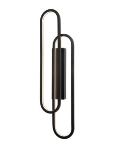 Applique murale Led double  35W 2700K noire - Lucide -  Thelma