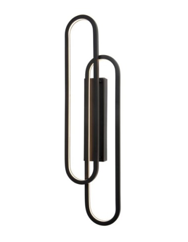 Applique murale Led double  35W 2700K noire - Lucide -  Thelma