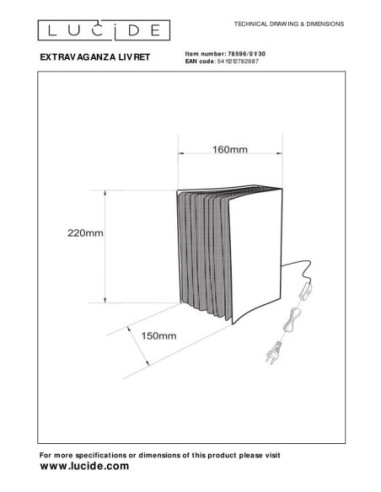 Lucide -Extravaganza livret - dessin technique