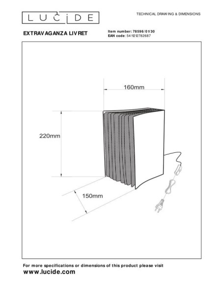 Lucide -Extravaganza livret - dessin technique