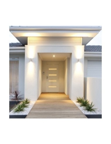 Applique extérieure Led 2xGU10 inox 35W Magra - Kanlux Leluminaireled.com