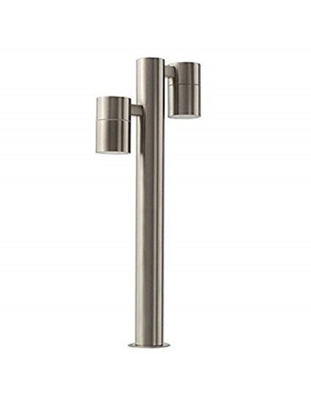 Borne Led extérieure inox 50 cm 2xGU10 Darsa - Kanlux Leluminaireled.com