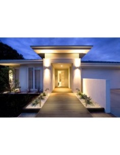 Borne Led extérieure inox 50 cm 2xGU10 Darsa - Kanlux Leluminaireled.com 2