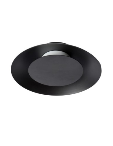 FOSKAL - Lucide -plafonnier led intégrée , 6 W, 2700 K en noir de diamètre 21,5 cm