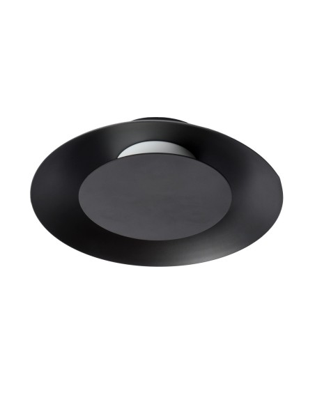 FOSKAL - Lucide -plafonnier led intégrée , 6 W, 2700 K en noir de diamètre 21,5 cm