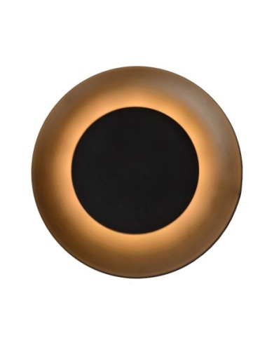 FOSKAL - Lucide -plafonnier led intégrée , 6 W, 2700 K en noir de diamètre 21,5 cm