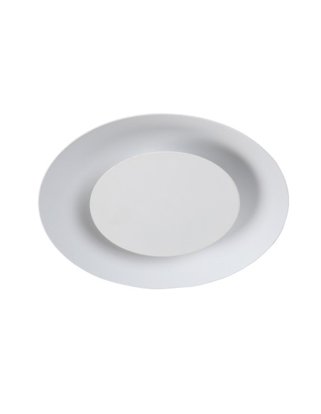 plafonnier led intégrée - FOSKAL - Lucide - 1X6 W, 2700K en blanc