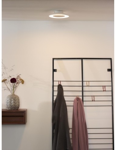 plafonnier led intégrée - FOSKAL - Lucide - 1X6 W, 2700K en blanc