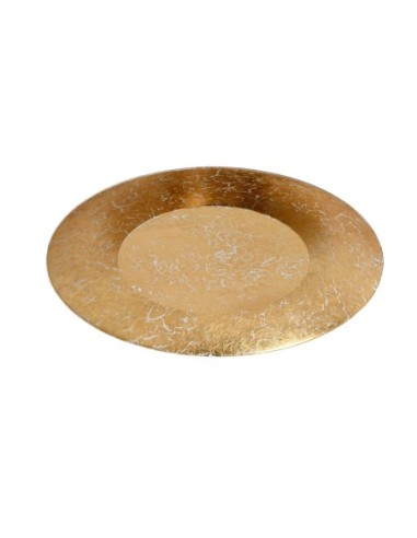 Lucide - FOSKAL - Plafonnier led intégrée ,12 W, 2700 K en Laiton