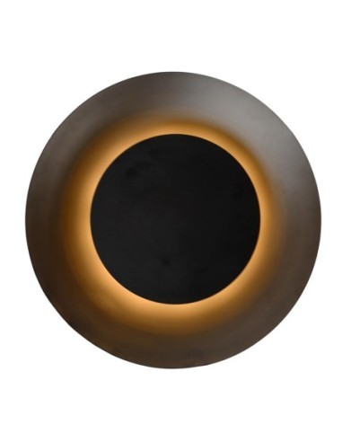 Plafonnier led 12 W, 2700 K , noir FOSKAL de lucide