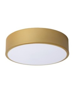 Plafonnier Unar - Dimmable , IP20 en acrylique couleur or mat et laiton 2
