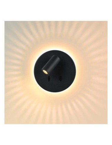 Rétro-éclairage à effets spéciaux - applique murale Led Bentjer de Lucide