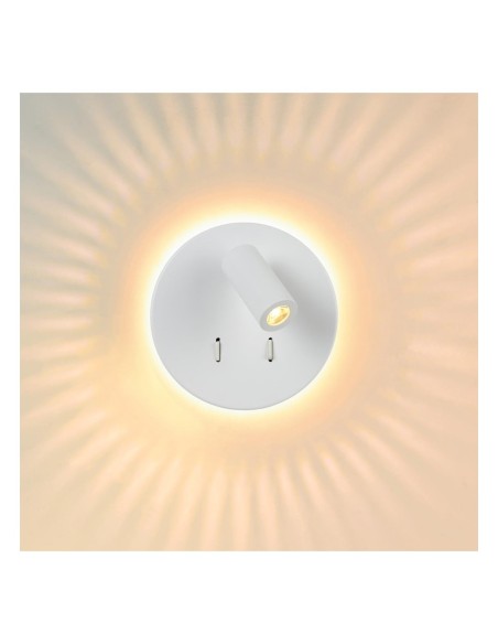 Lucide - Bentjer - applique murale Led 2 sources lumineuses