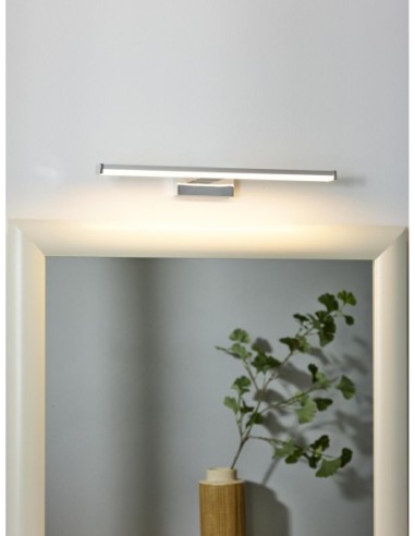 Applique murale Led étanche (IP44) pour dessus de misoir de salle de bain - Onno - Lucide
