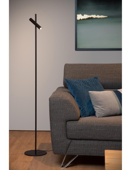 Lucide - Philon - lampadaire/lampe de lecture - Led intégrée - éclairage blanc chaud