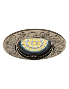 Support spot Led encastrable orientable Design rond baroque - Kanlux Leluminaireled.com