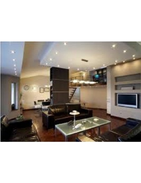 Support spot Led encastrable étanche rond alu brossé - Luminance Leluminaireled.com