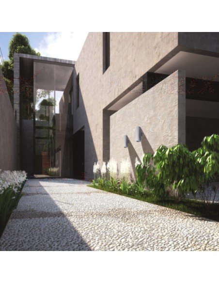 Applique murale extérieure  aluminium bi-directionnelle E27-BART- Kanlux Leluminaireled.com