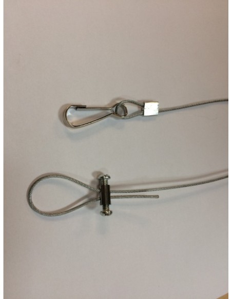 Câble anti-chute de sécurité pour dalle Led - Luminance Leluminaireled.com