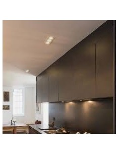 Support 3 spots Led encastrable orientable Design alu brossé - Kanlux - Seidy Leluminaireled.com 2