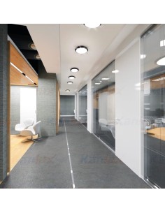 Plafonnier Led extérieur à détecteur de présence - Kanlux - Daba Pro 2