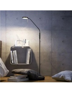 Lampadaire Led  intensité lumineuse variable noir - Trio - Monza 2