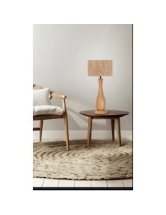 Lampe de table Led marériaux naturels culot E27 - Trio - Toba 2