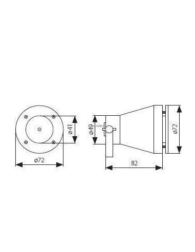 Spot Led jardin  étanche IP68 12v - Kanlux Leluminaireled.com