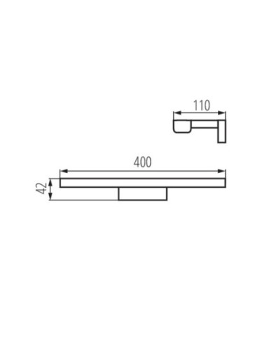 Applique Led étanche chromée - Kanlux - Asten Leluminaireled.com